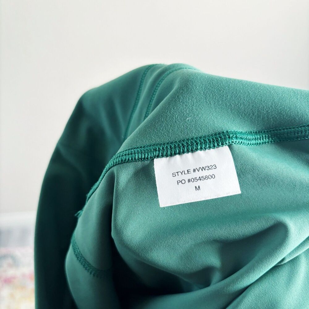 Vuori Teal Green High-Waist Leggings - Picture 4 of 5